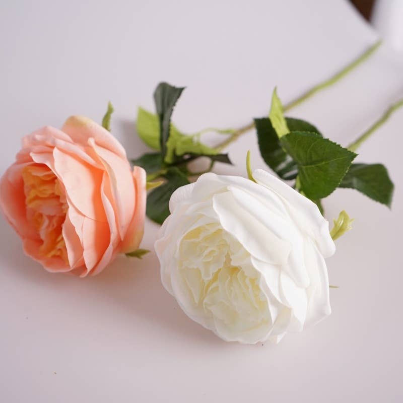 18"Elegant Real touch Juliet Rose-Moisture-touch coating: Soft Blue