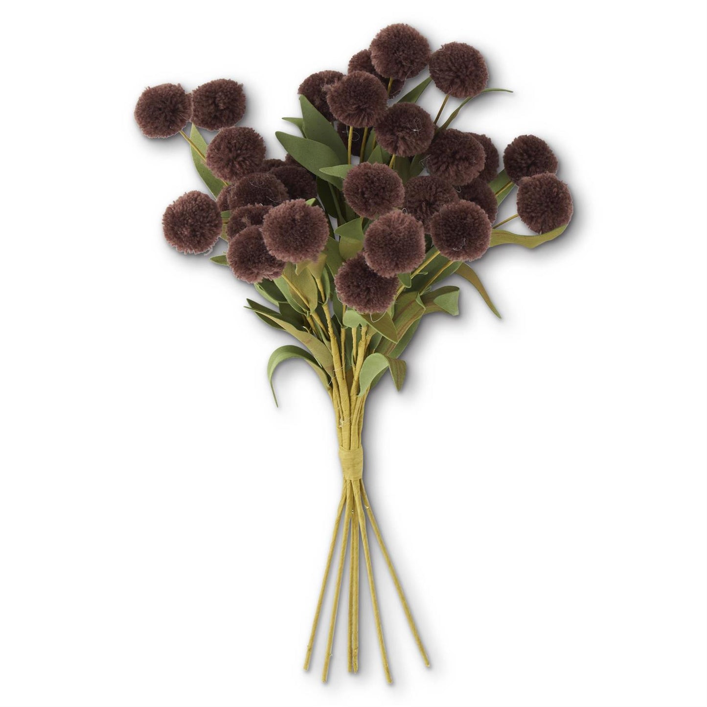 Dk Brown Pompom
