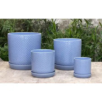Dotted cylinder planter