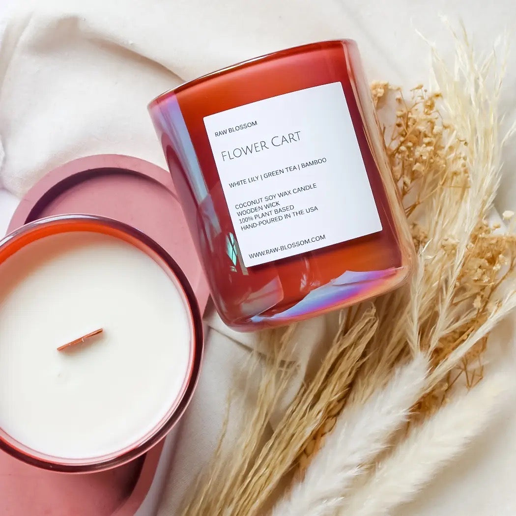 Flower Cart Luxury candle