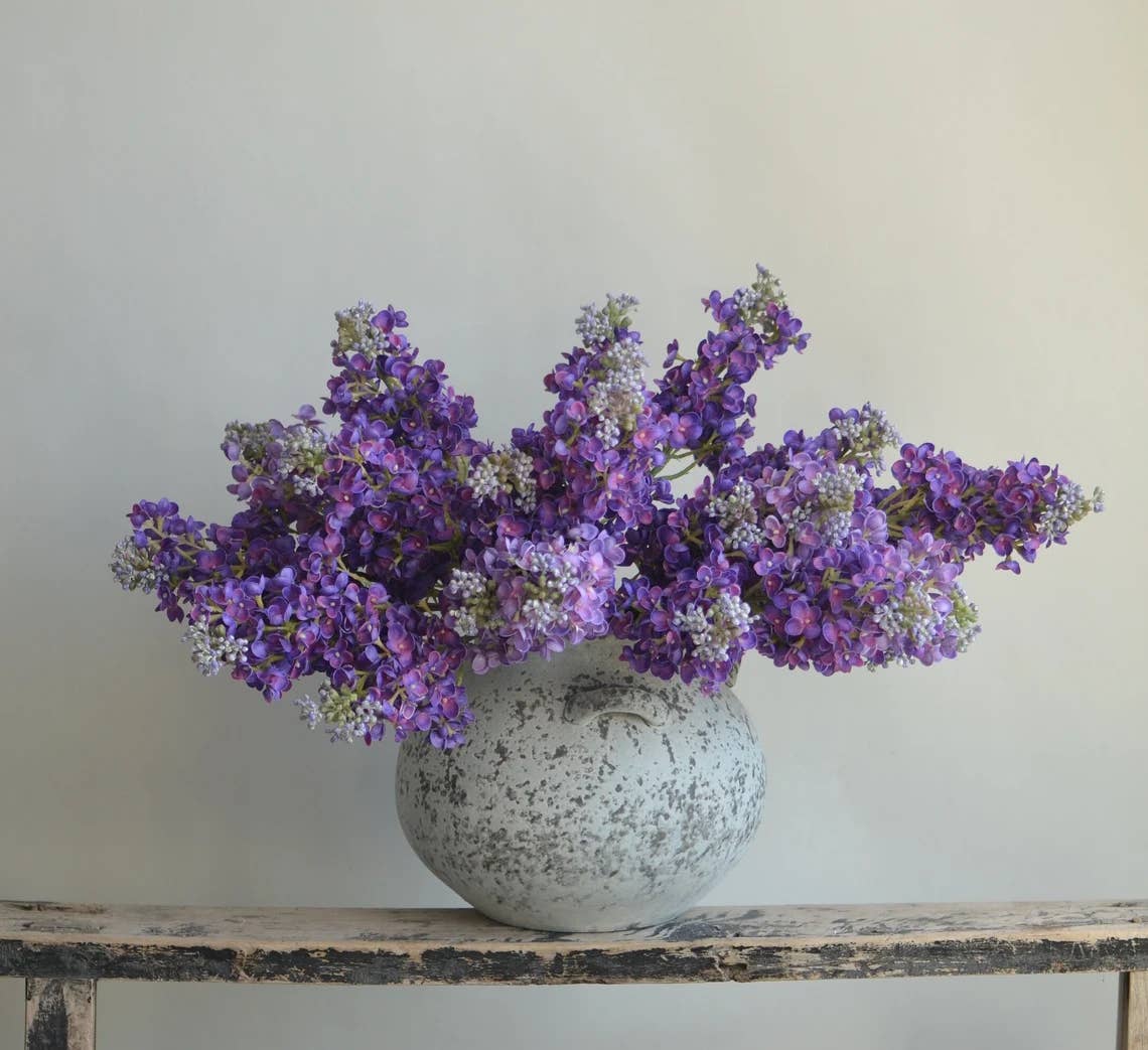25"Real Touch Lilac-2 Sprays: Purple