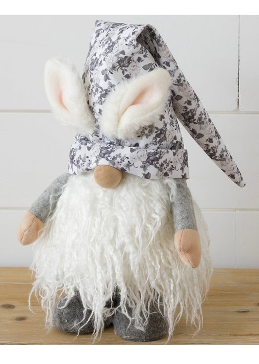 Gnome Rabbit - Floral Hat