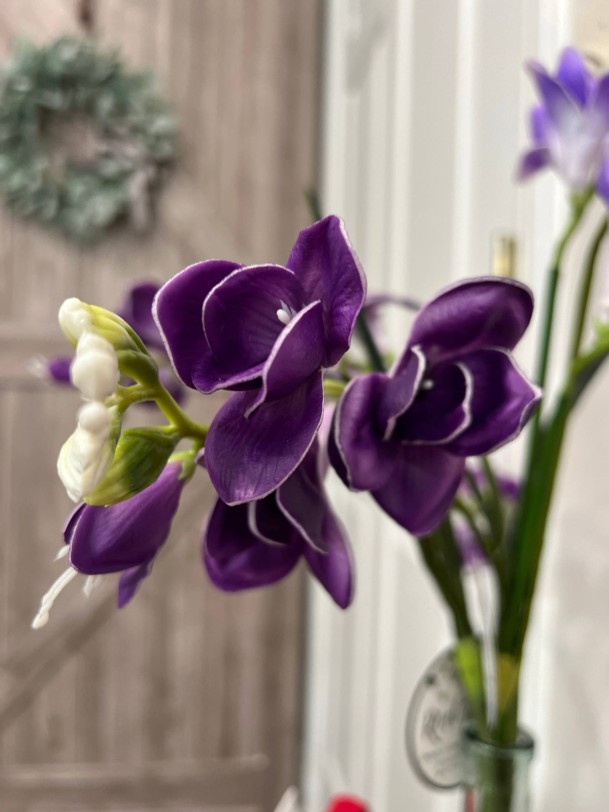 20" Soft Real Touch Freesia: Soft Coral