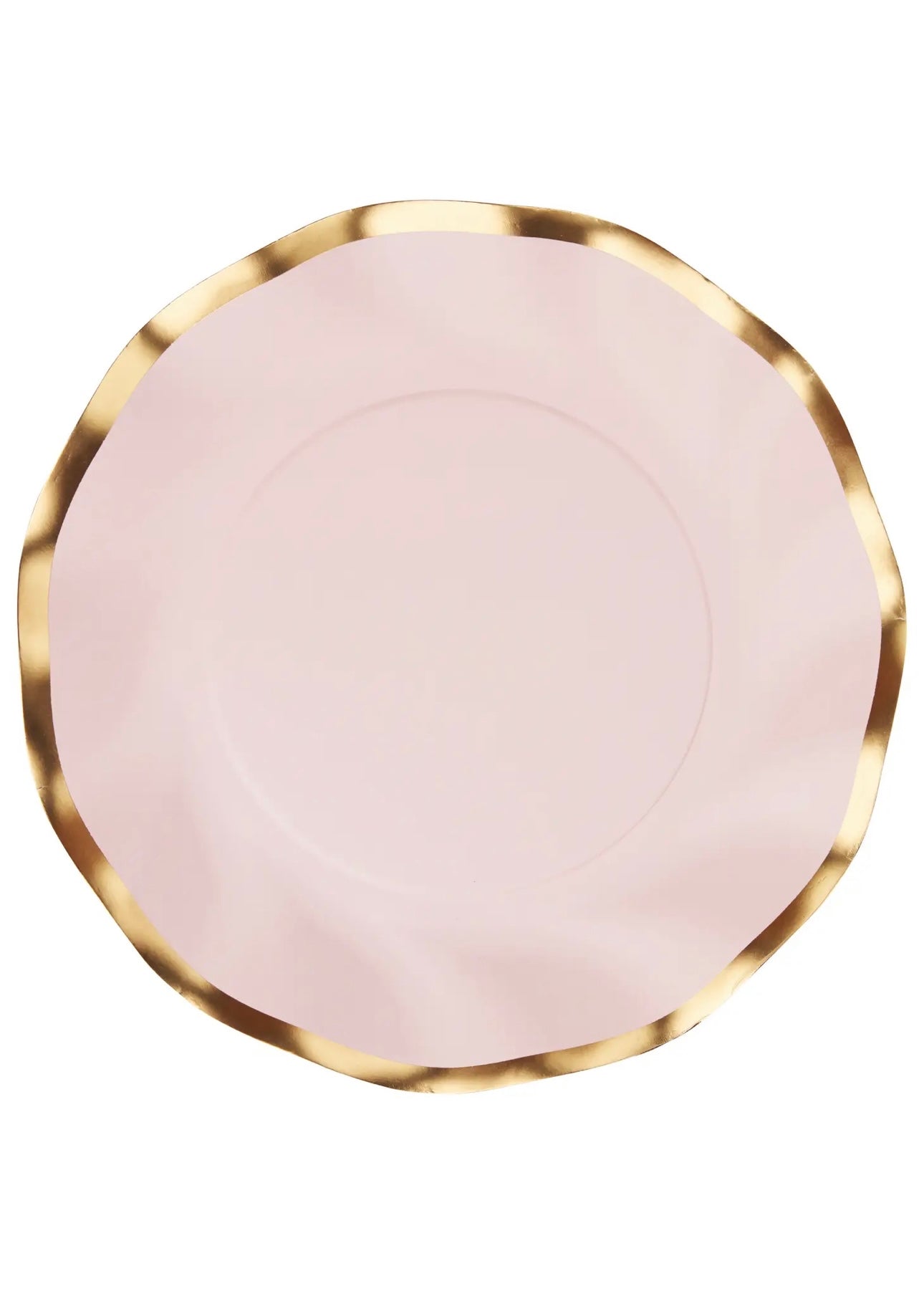 Everyday Blush Salad Plate Wavy Paper/8ct