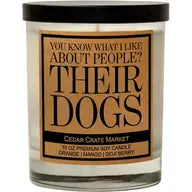You Know What I Like About People? Their Dog Soy Candle
