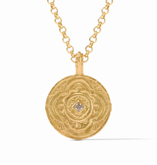 Astor Gold Pendant - Mother of Pearl