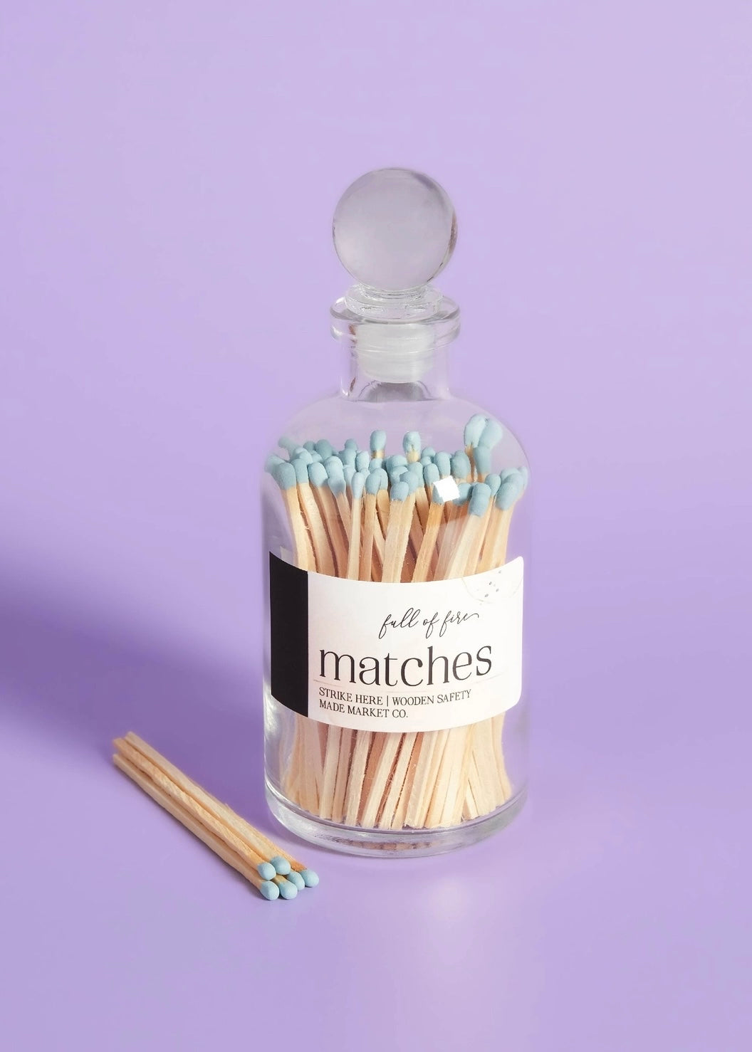 Full of Fire Light Blue Matches
