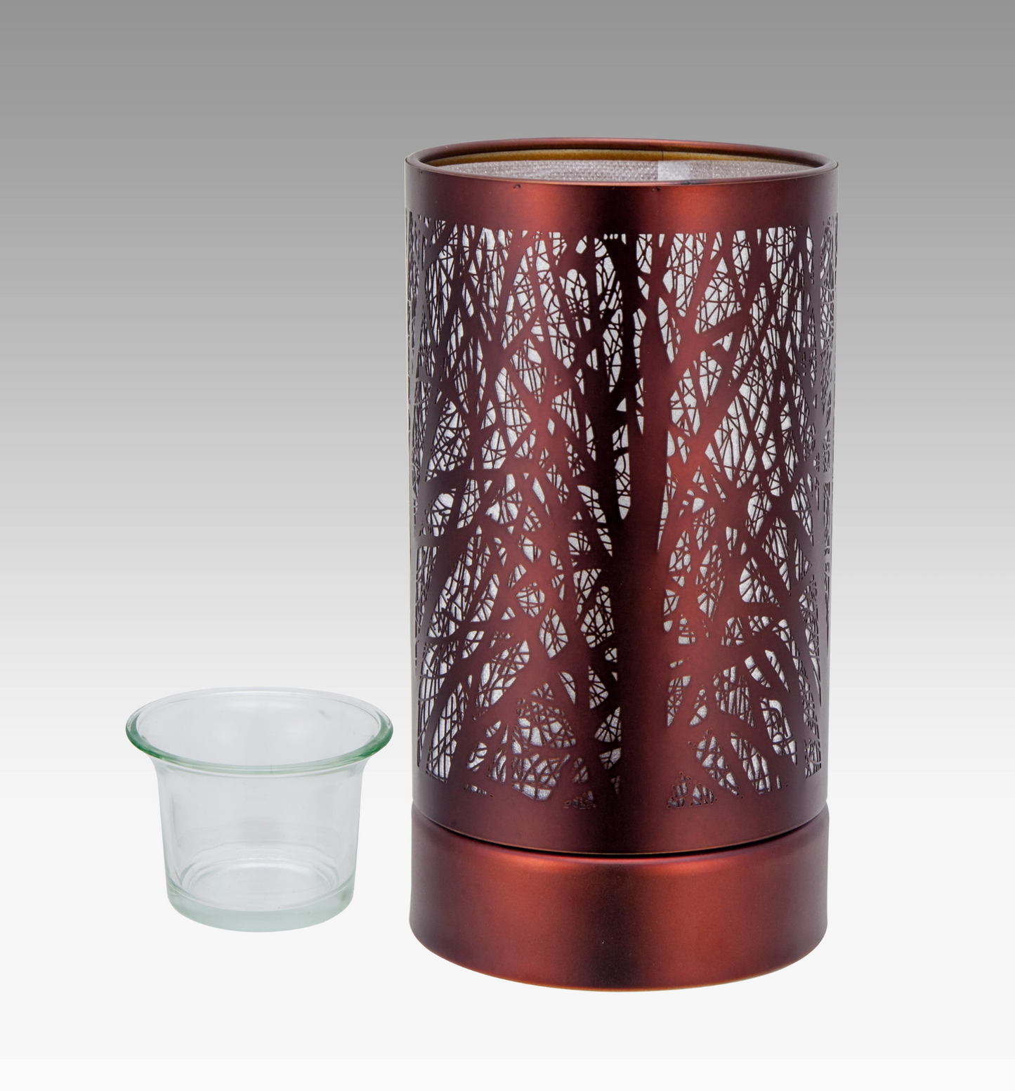 7" Touch Lamp - Copper Forest