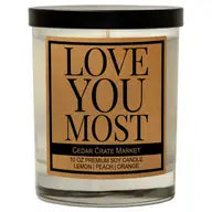 Love You Most Soy Candle