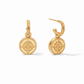 Fleur-de-Lis 2-in-1 Gold Earring