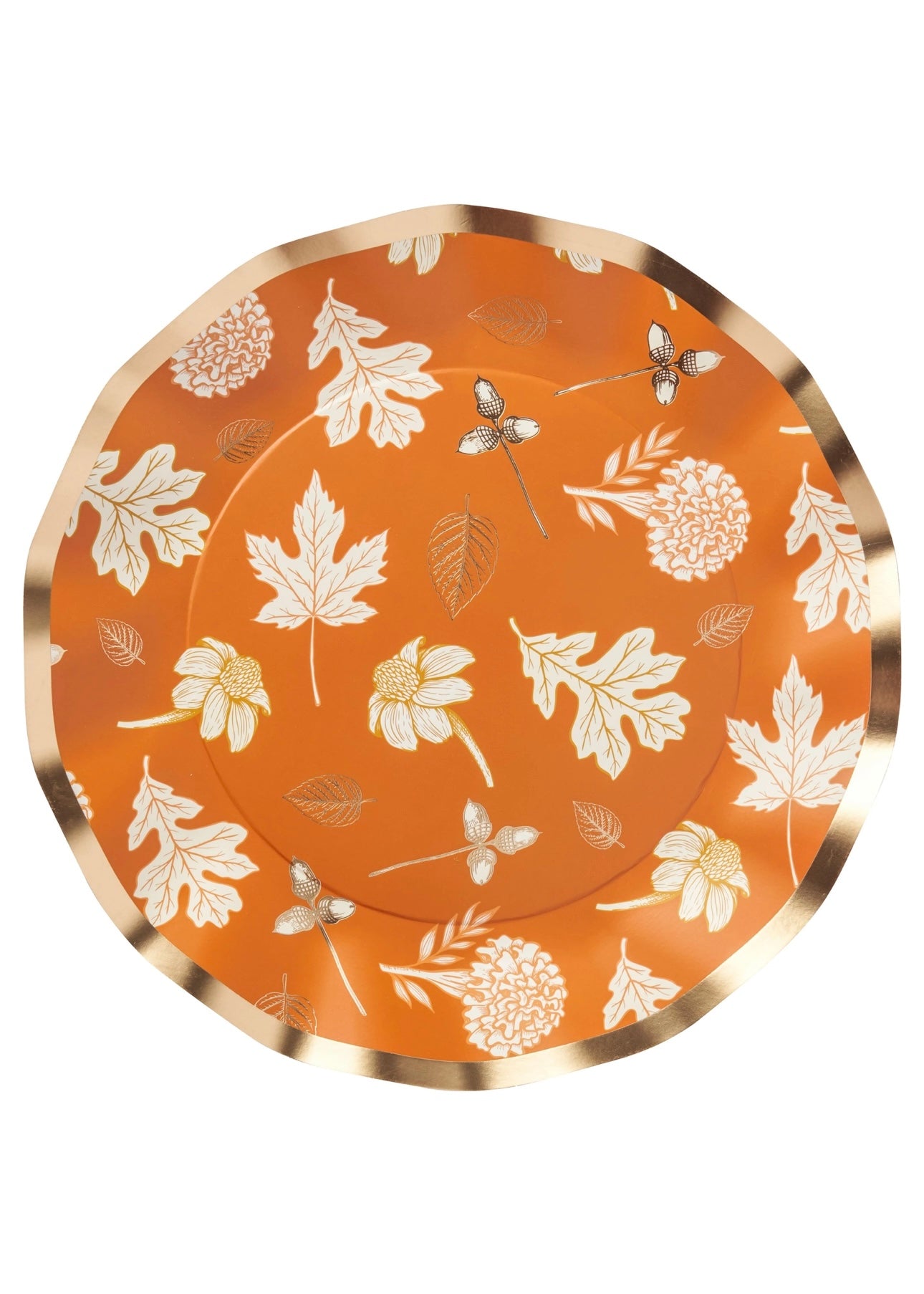 Harvest Garden Paper Dinner Plates