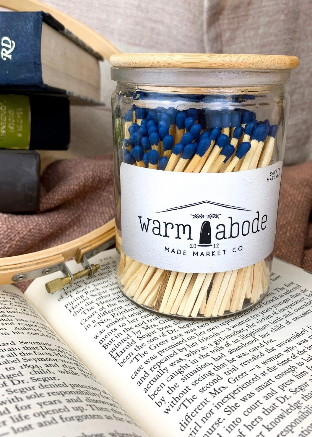 Warm Abode Blue Matches