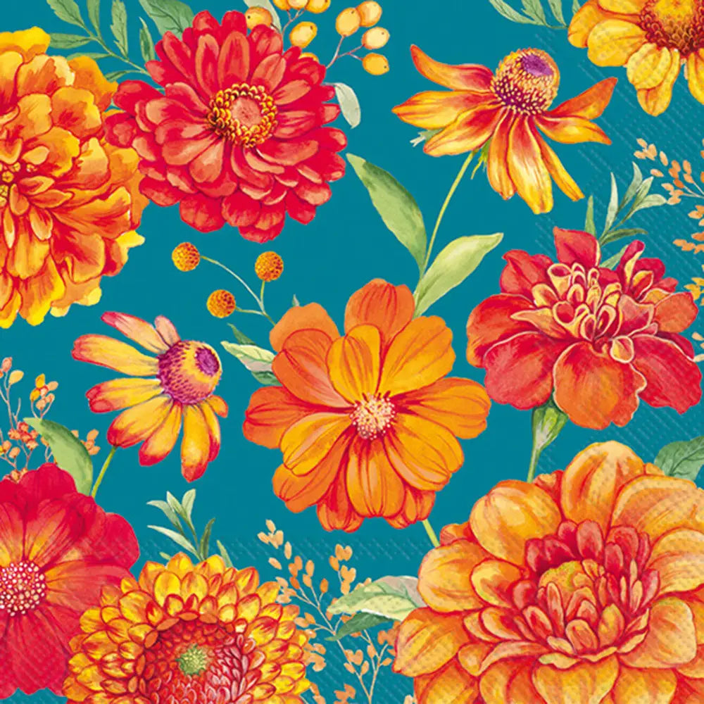 Arya Petrol Paper Cocktail Napkins/ 20 count