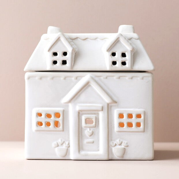 Wax Melt Burner Ceramic House