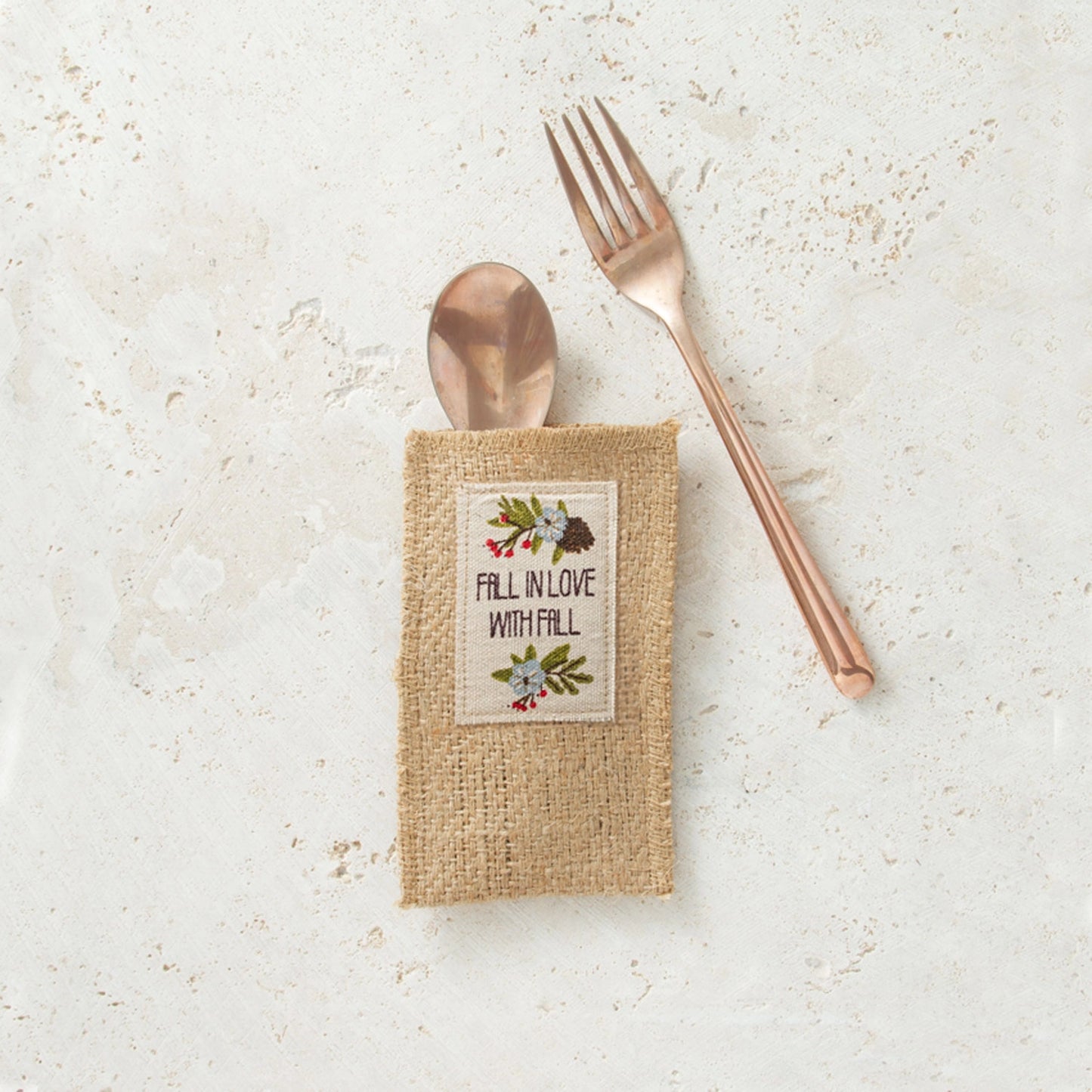 Fall in love with Fall Silverware Pouch - Set of 8