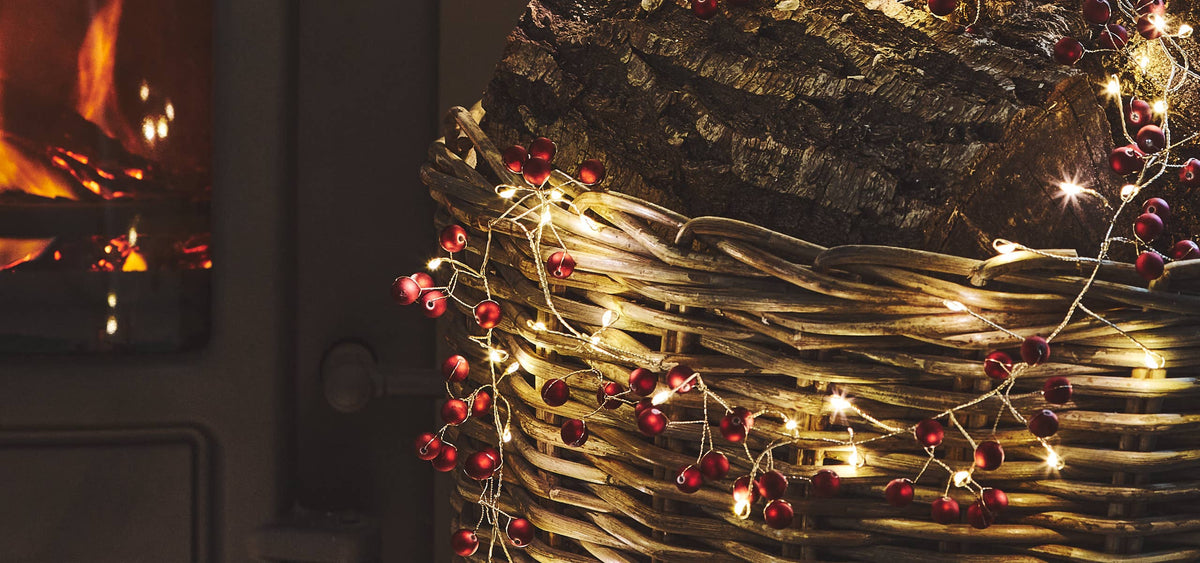 Red Berry Lights - Battery