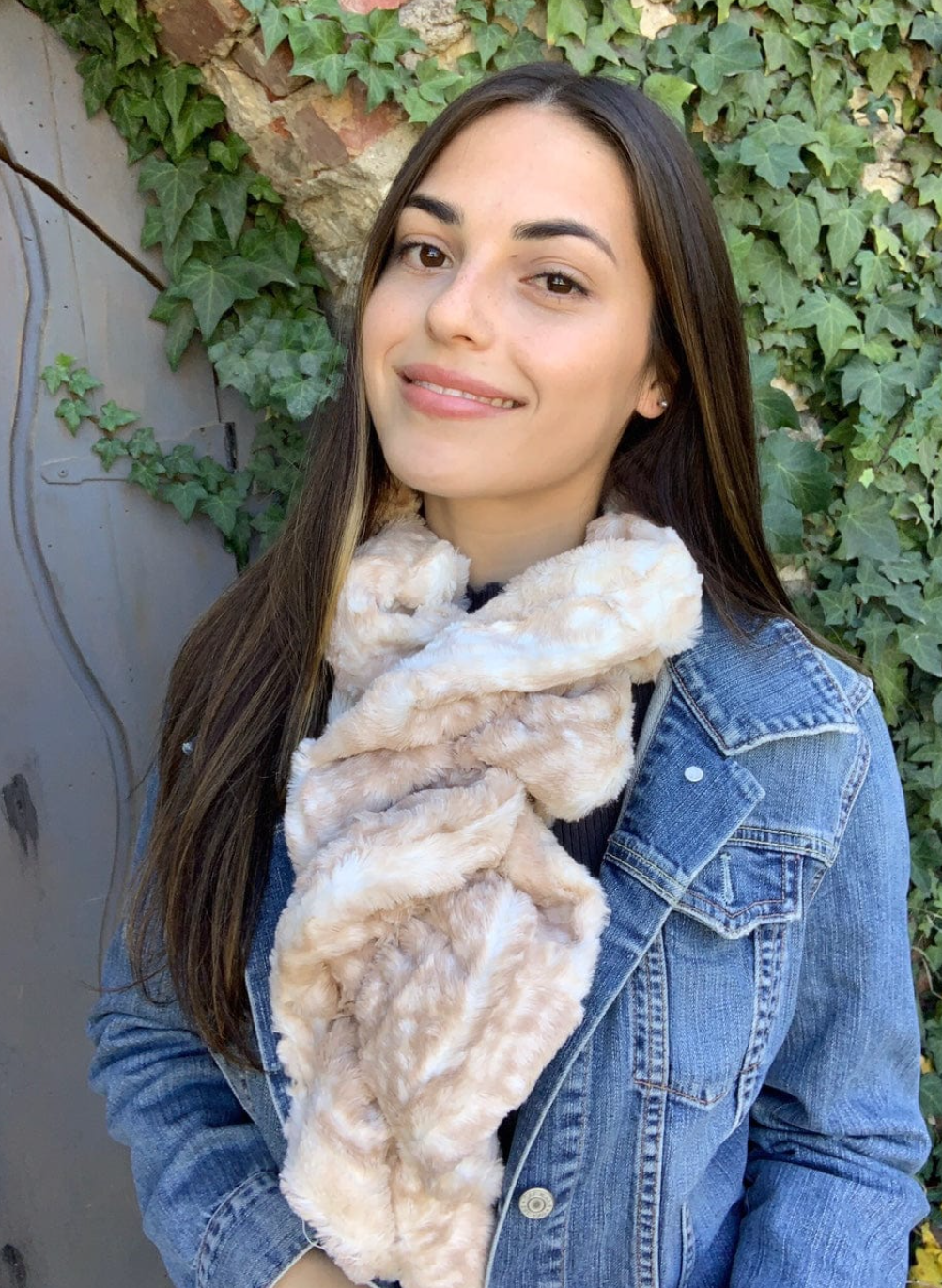 Beige Fawn Neckwarmer