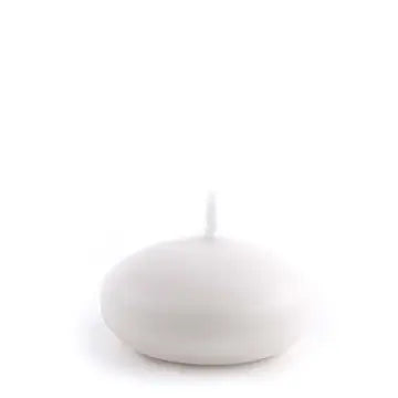 2 Inch Floating Candles - White - 4pc/pack
