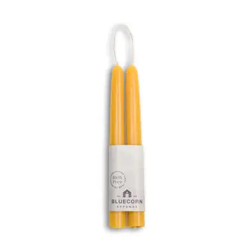 Beeswax Taper Candles – Eco-Friendly, Dripless & Handmade