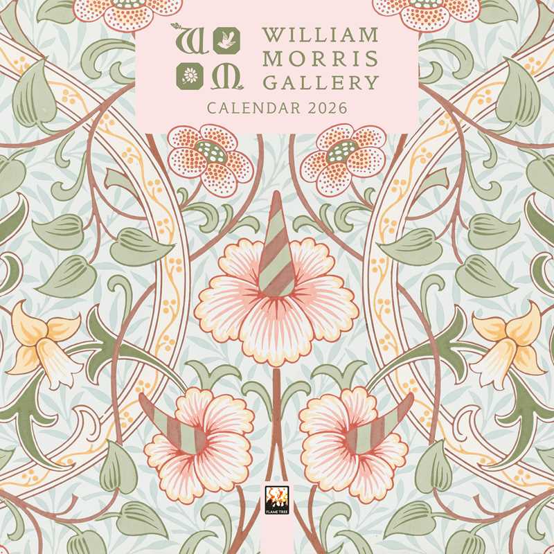 William Morris Gallery Mini Wall Calendar 2026 (Art Calendar) by: Calendar; 12 pages / English