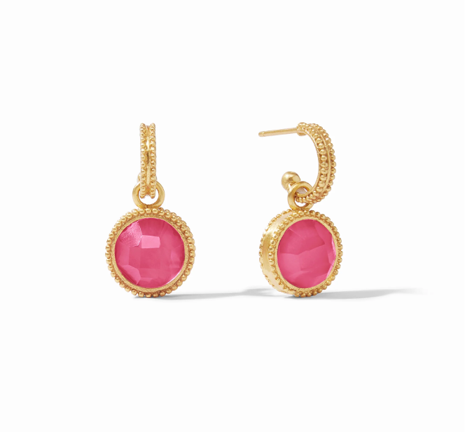 Fleur-de-Lis 2-in-1 Gold Earring