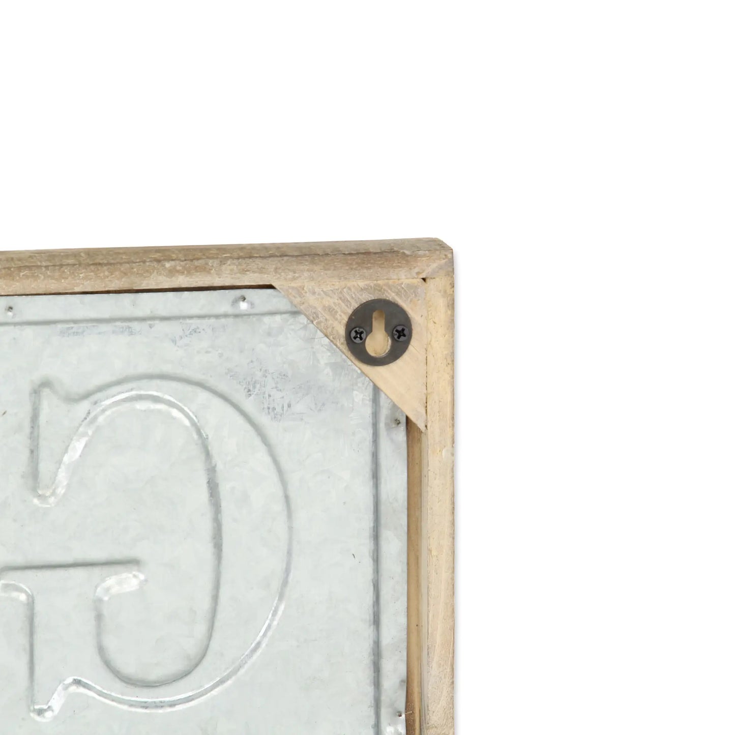 "Garden" Wood Frame Wall Sign