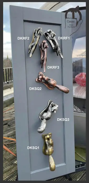 Squirrel Door Knocker - Gunmetal