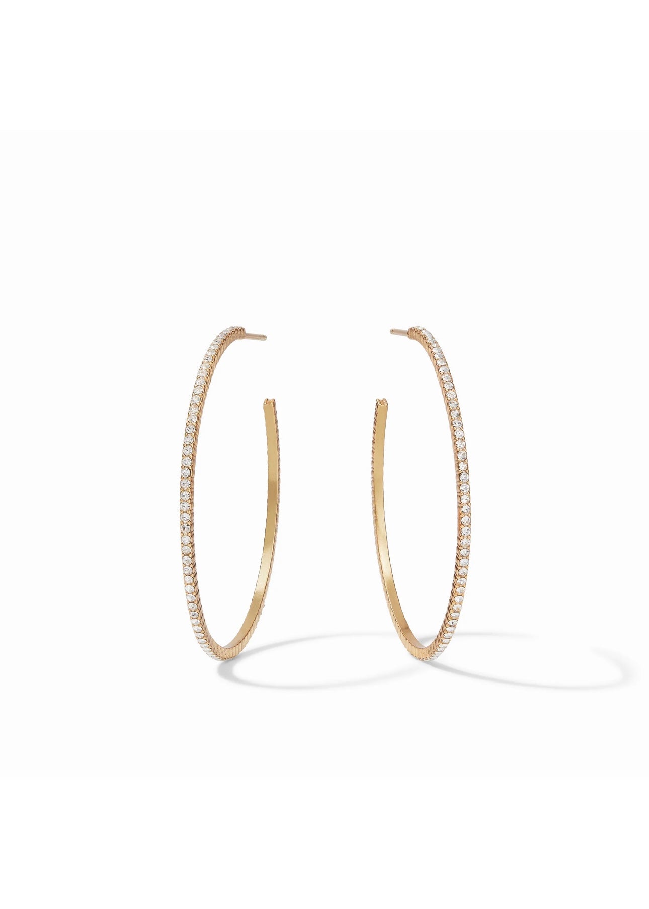 Windsor Gold Large Hoop - Cubic Zirconia