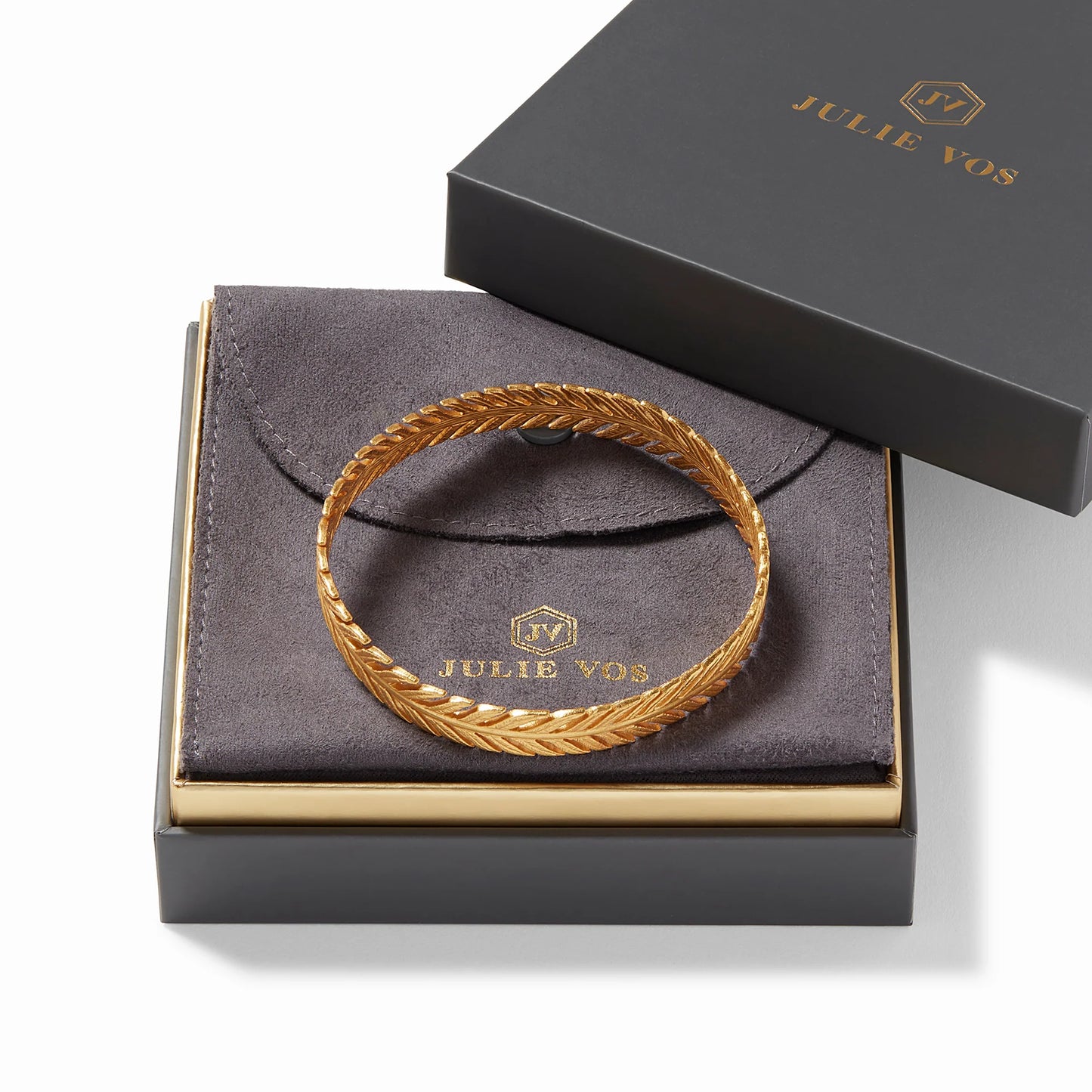 Fern Gold Bangle