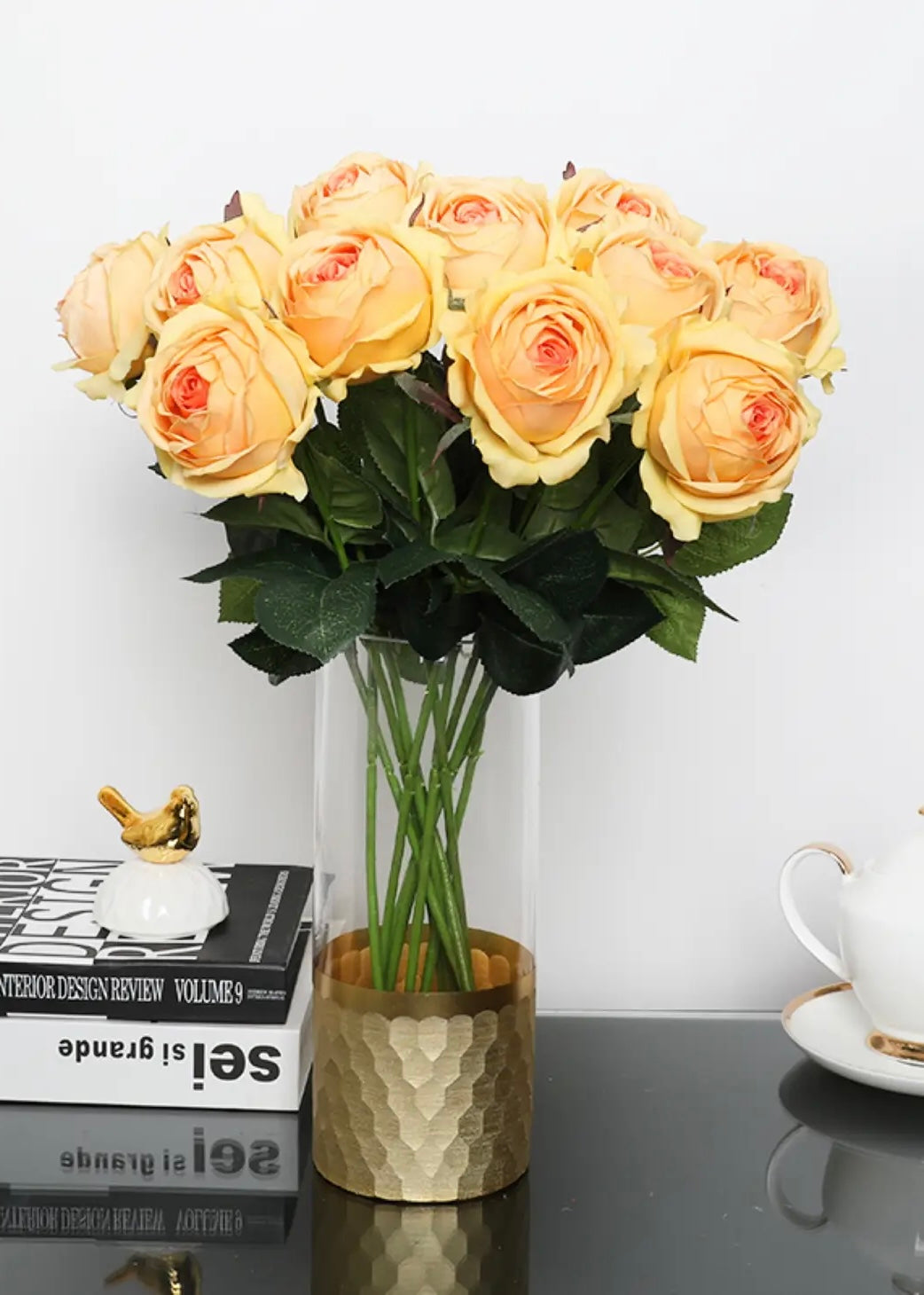 Cabbage Rose-Soft Orange