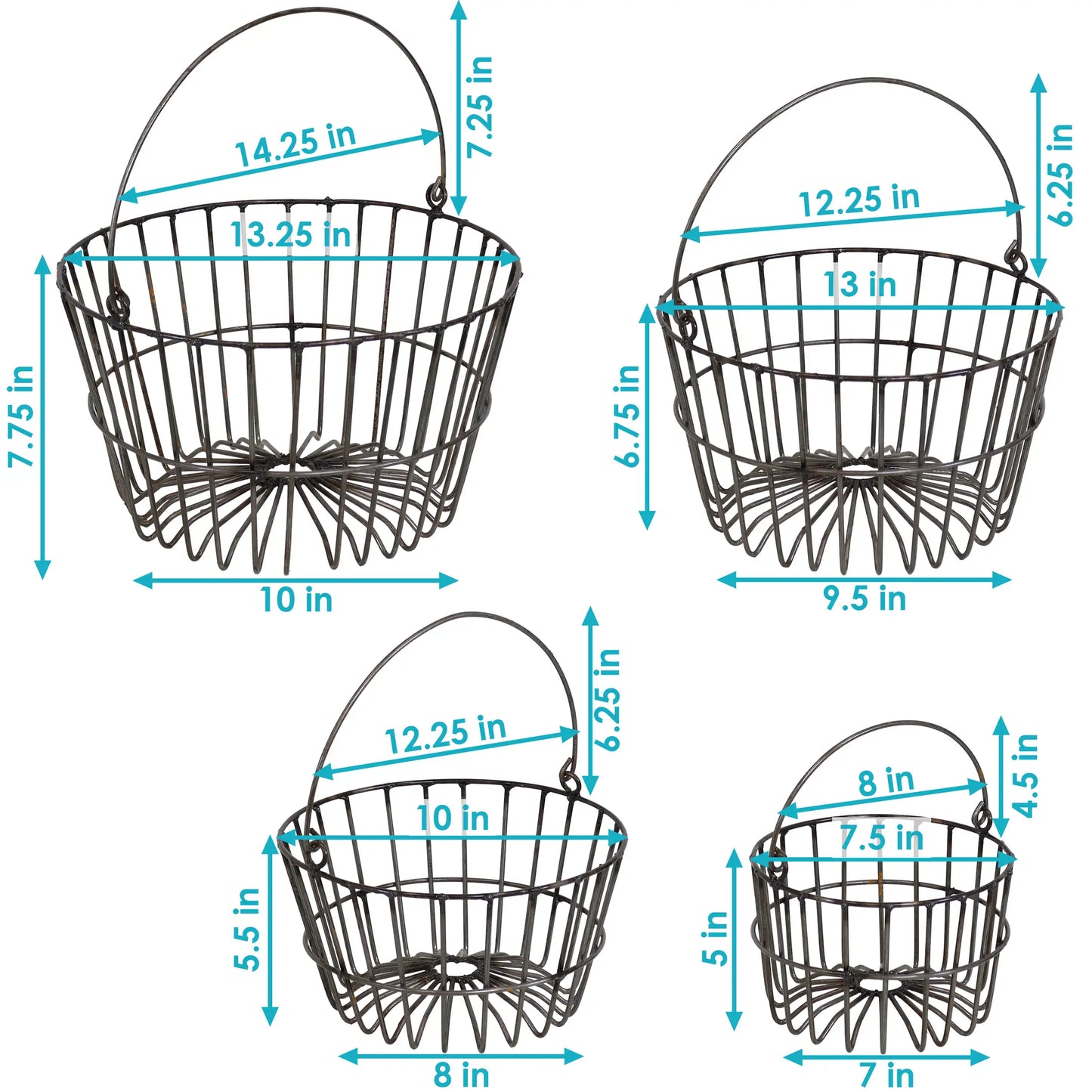 Metal Nesting Baskets