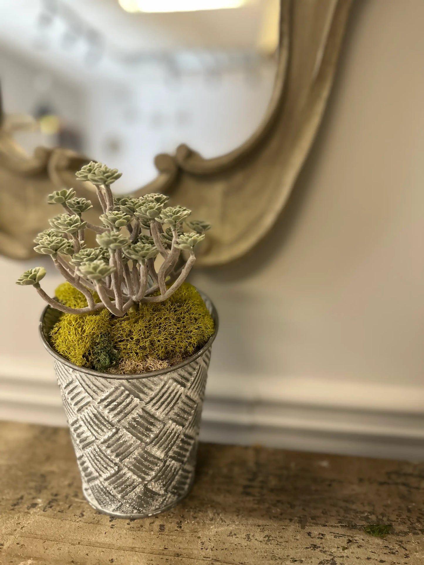 Basketweave Planter - Med