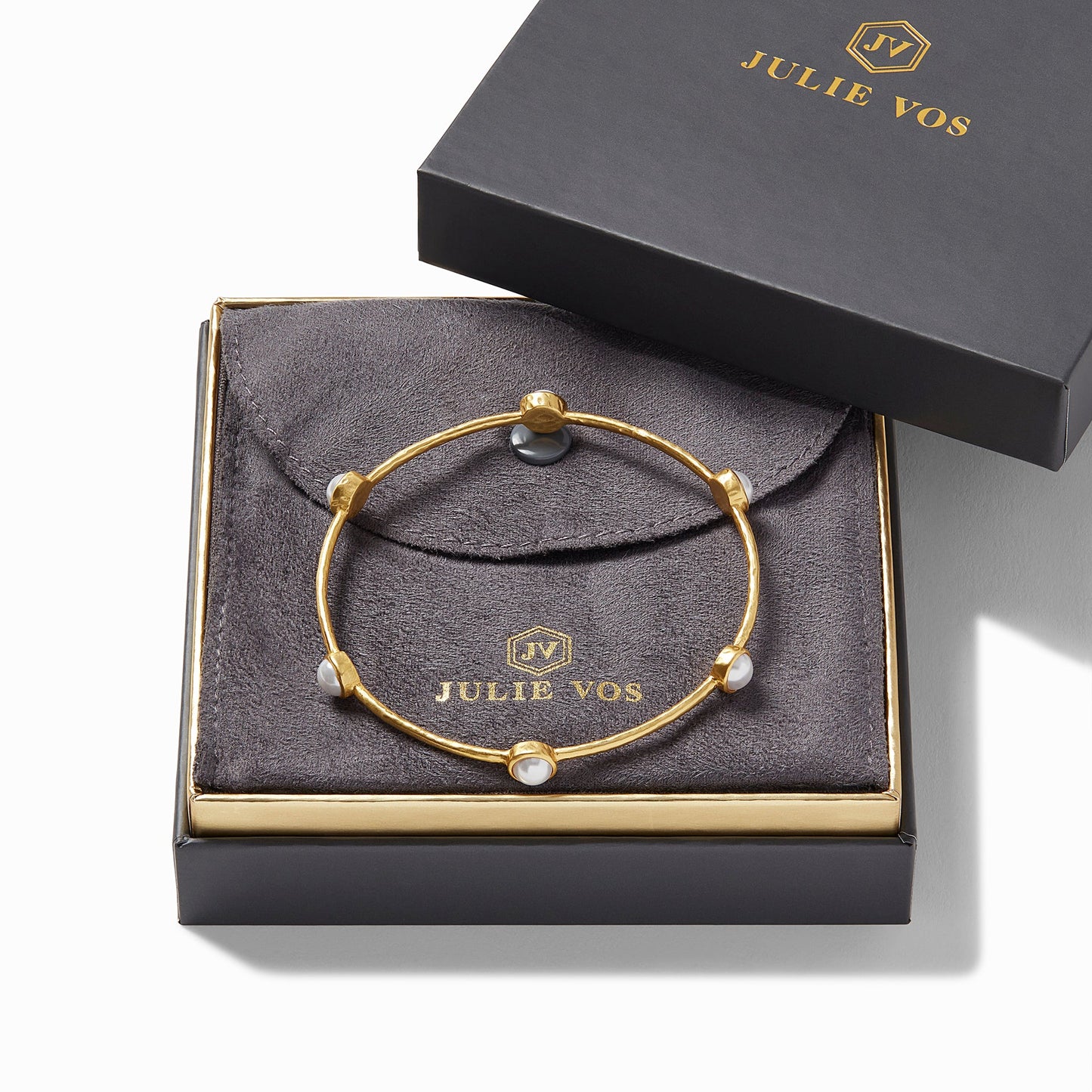 Milano Luxe Bangle - Iridescent Peony Pink