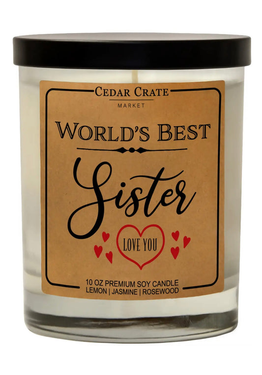 World's Best Sister Soy Candle