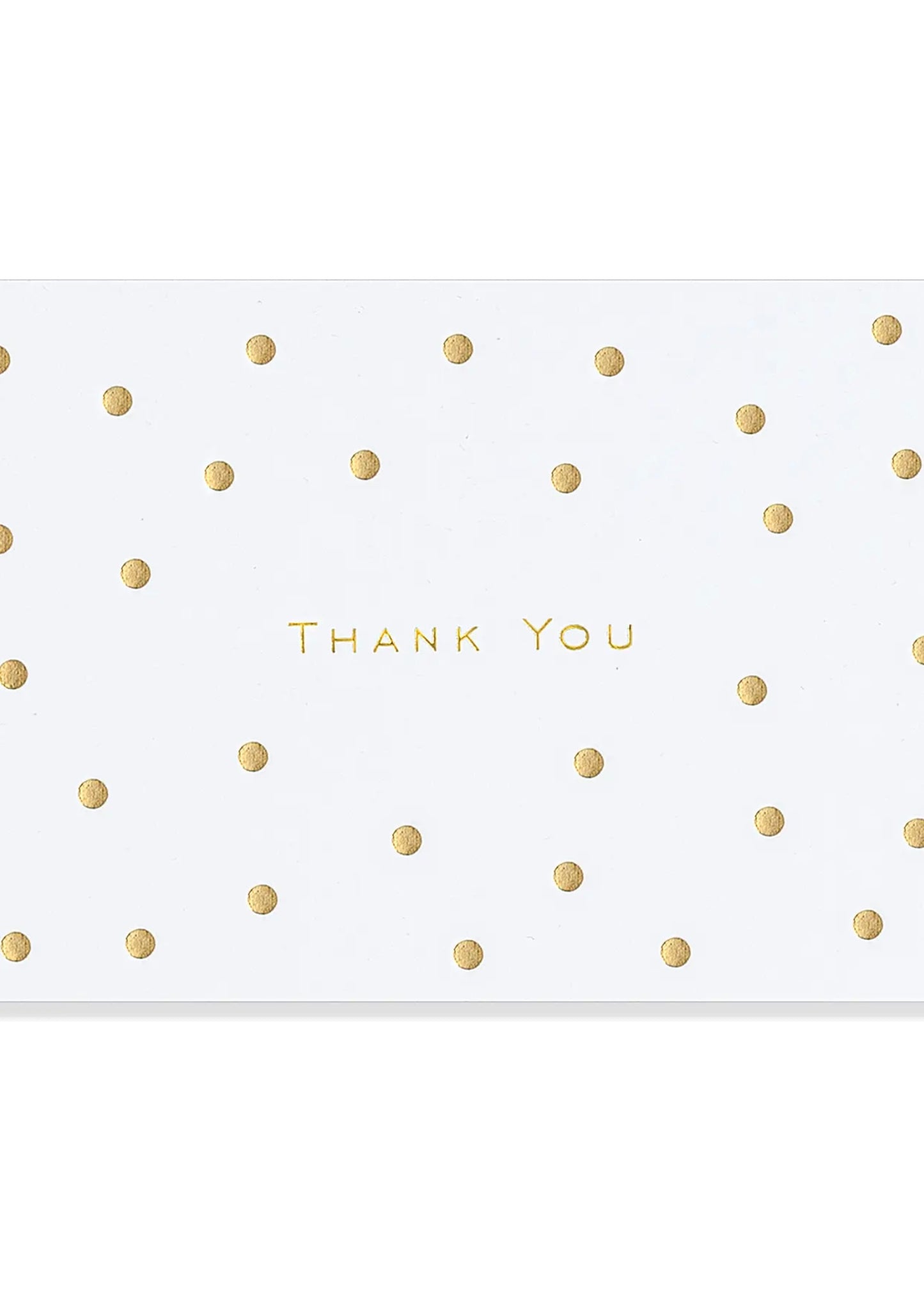 Gold Dots Thank You Notes