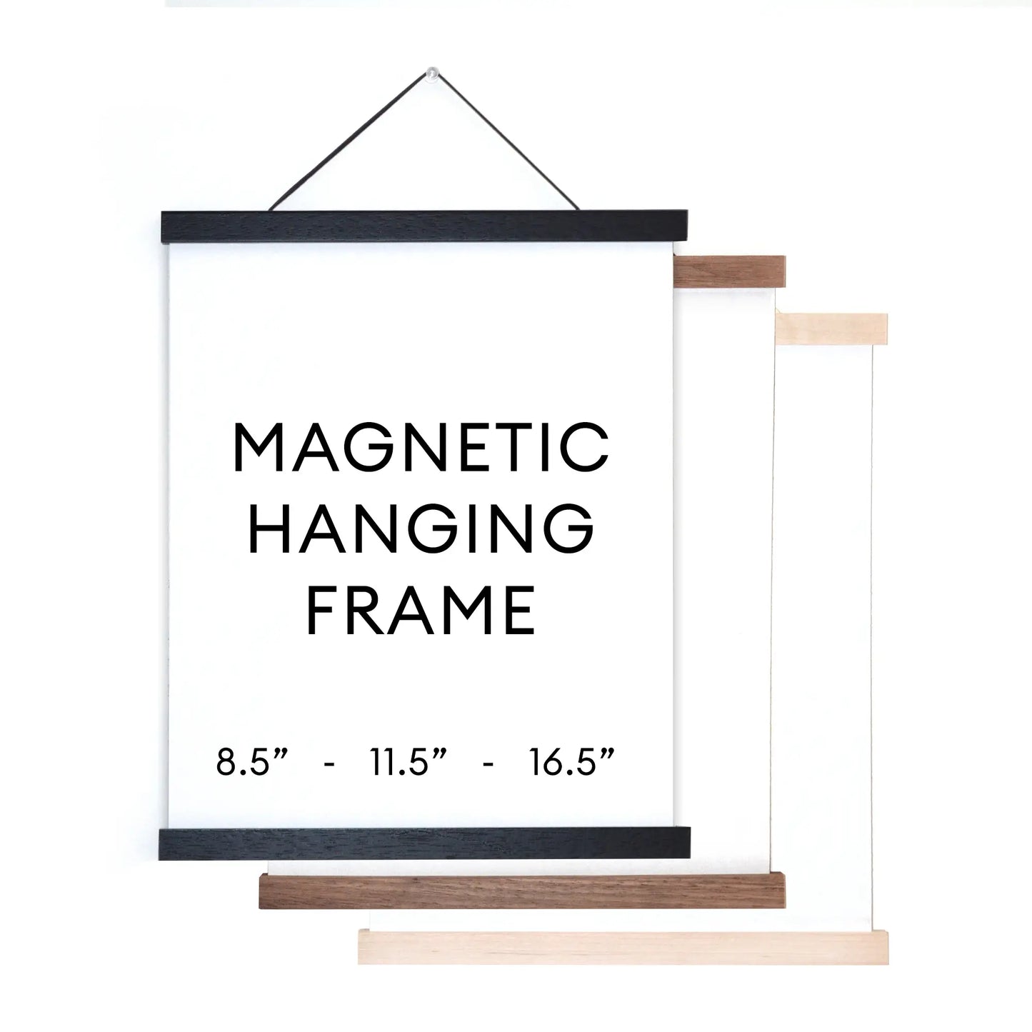 Citrus Orange Vintage Botanical Print w/ Black frame