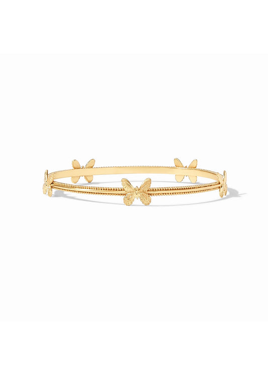 Gold Butterfly Bangle - Med