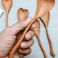 Wiggly Heart Wooden Spoon