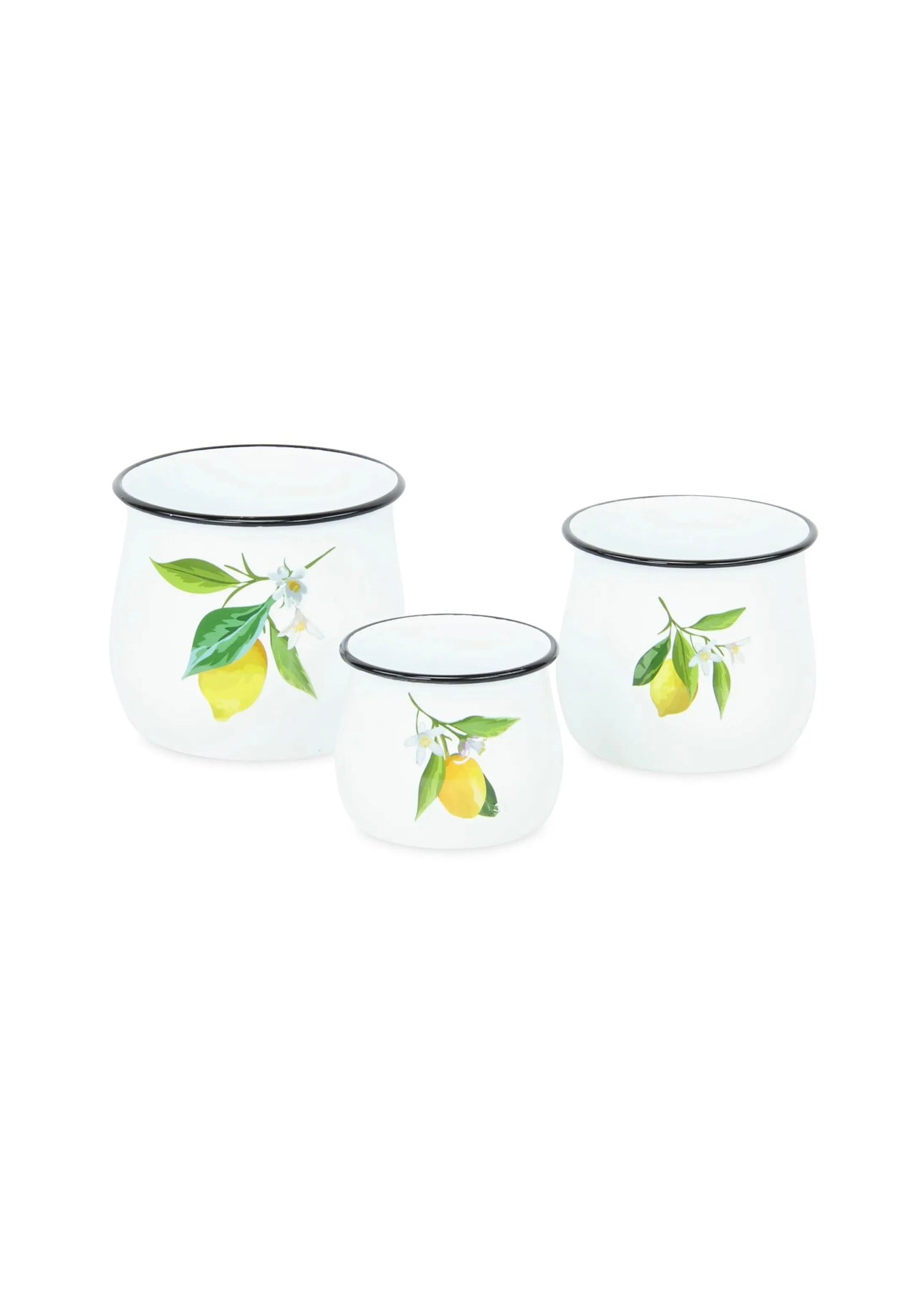 Gilad Lemon Themed Metal Jars