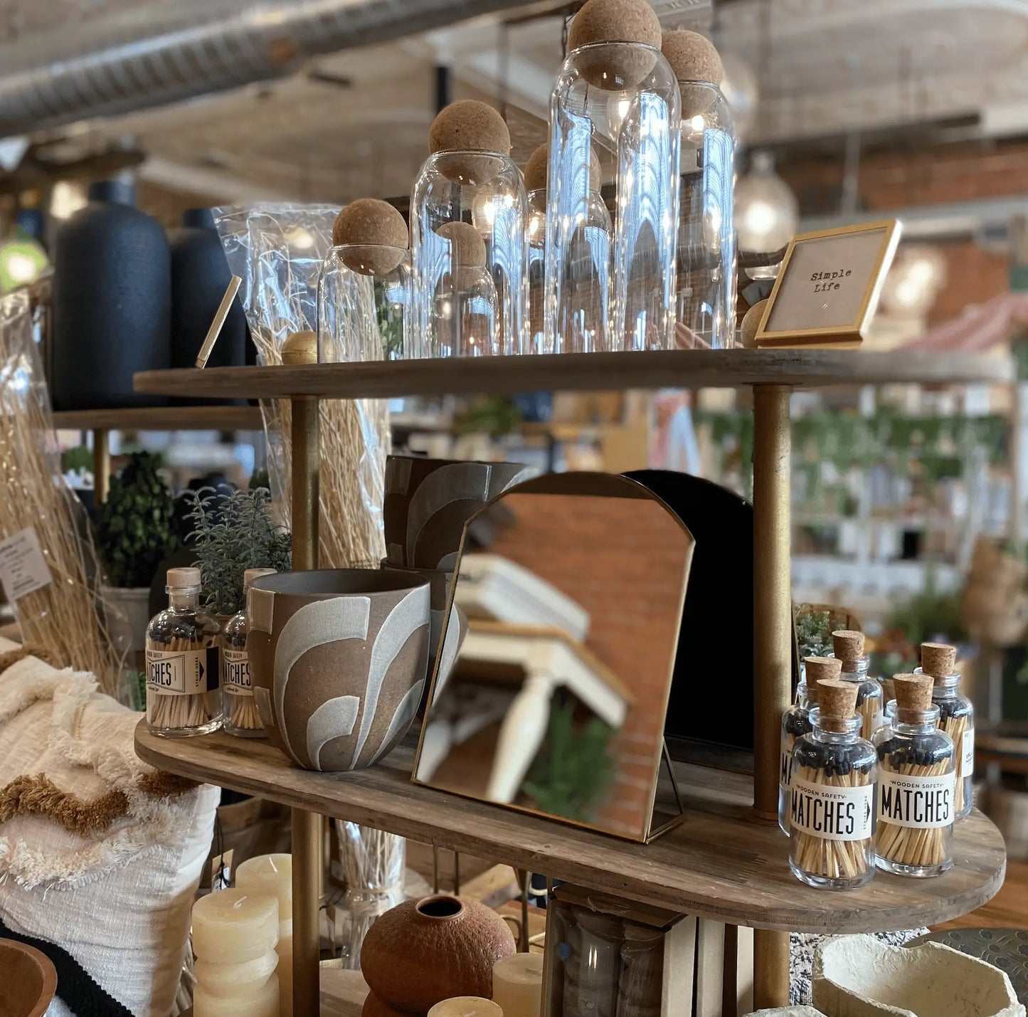 Glass Canister Set Cork Top