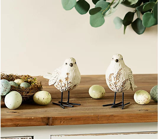 Tabletop Bird Figurines (Set of 2)