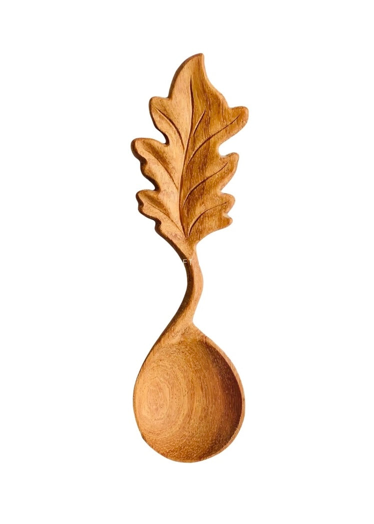 Scoop Leaf Wooden Spoon