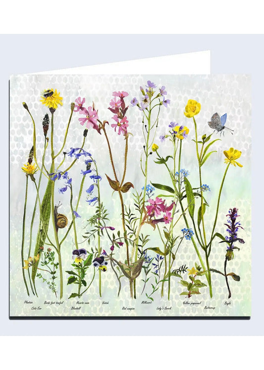 Wildflowers 'Spring' Greeting Card