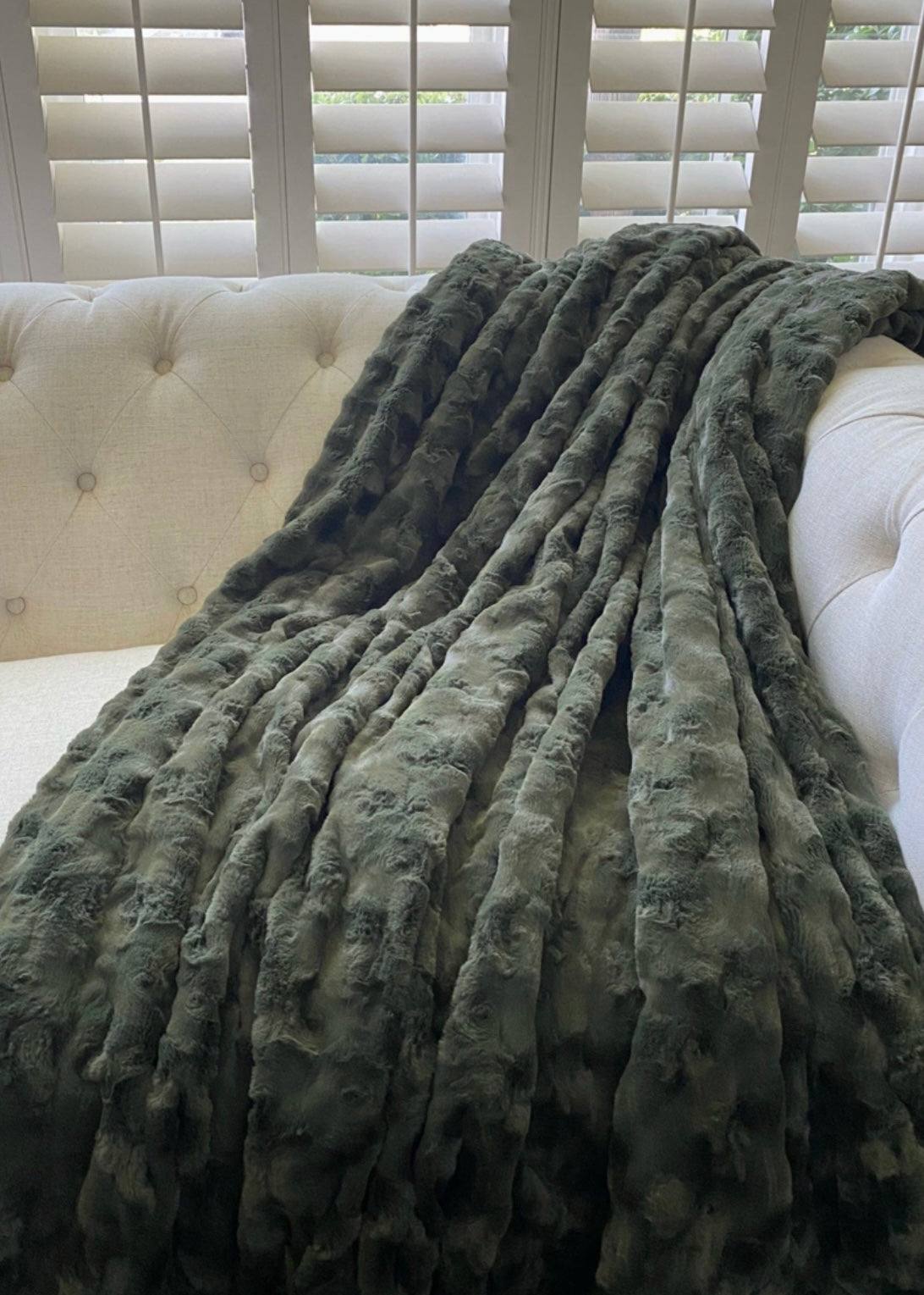 Loden Plush Throw