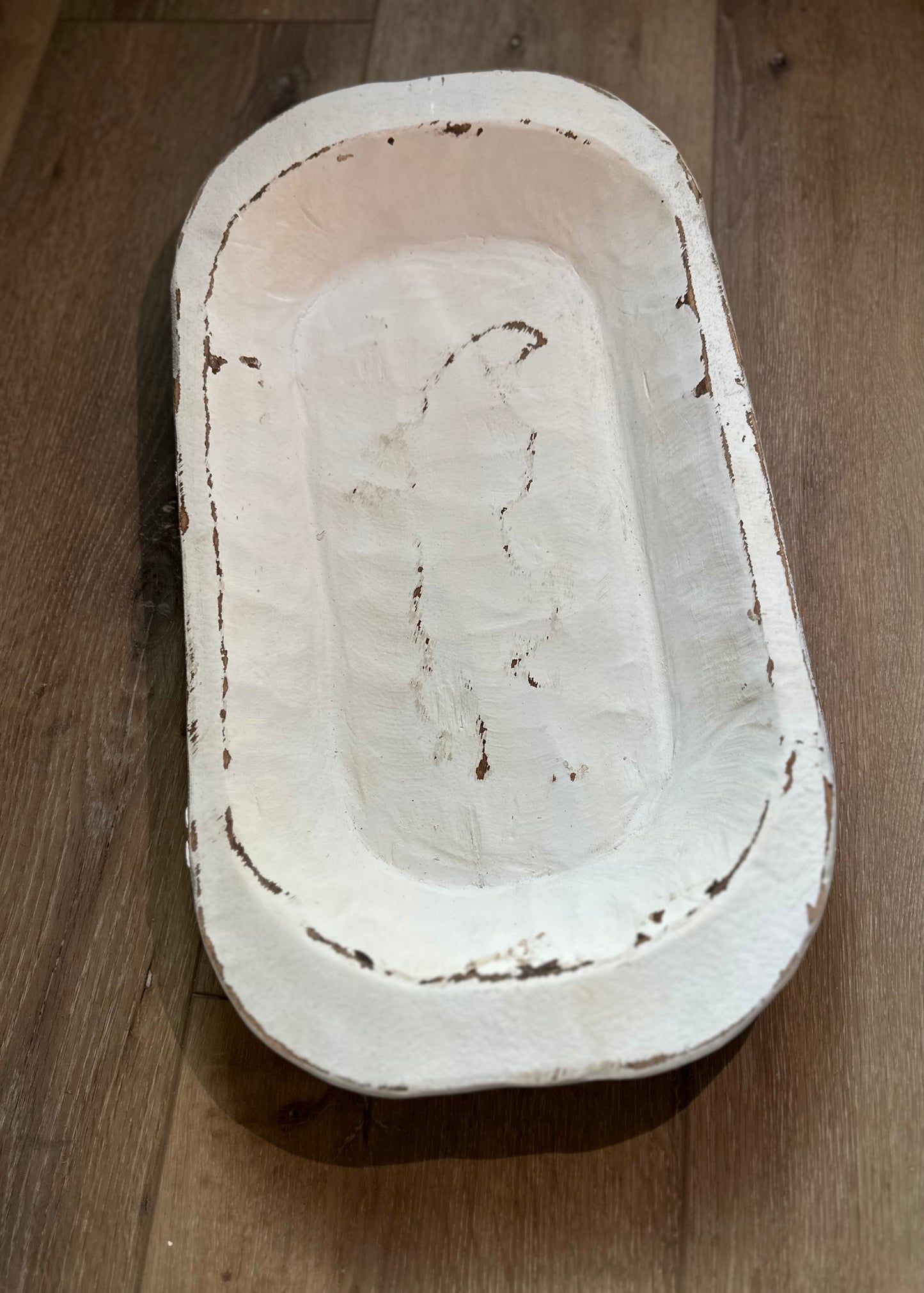 Medium Dough Bowl - Whitewashed