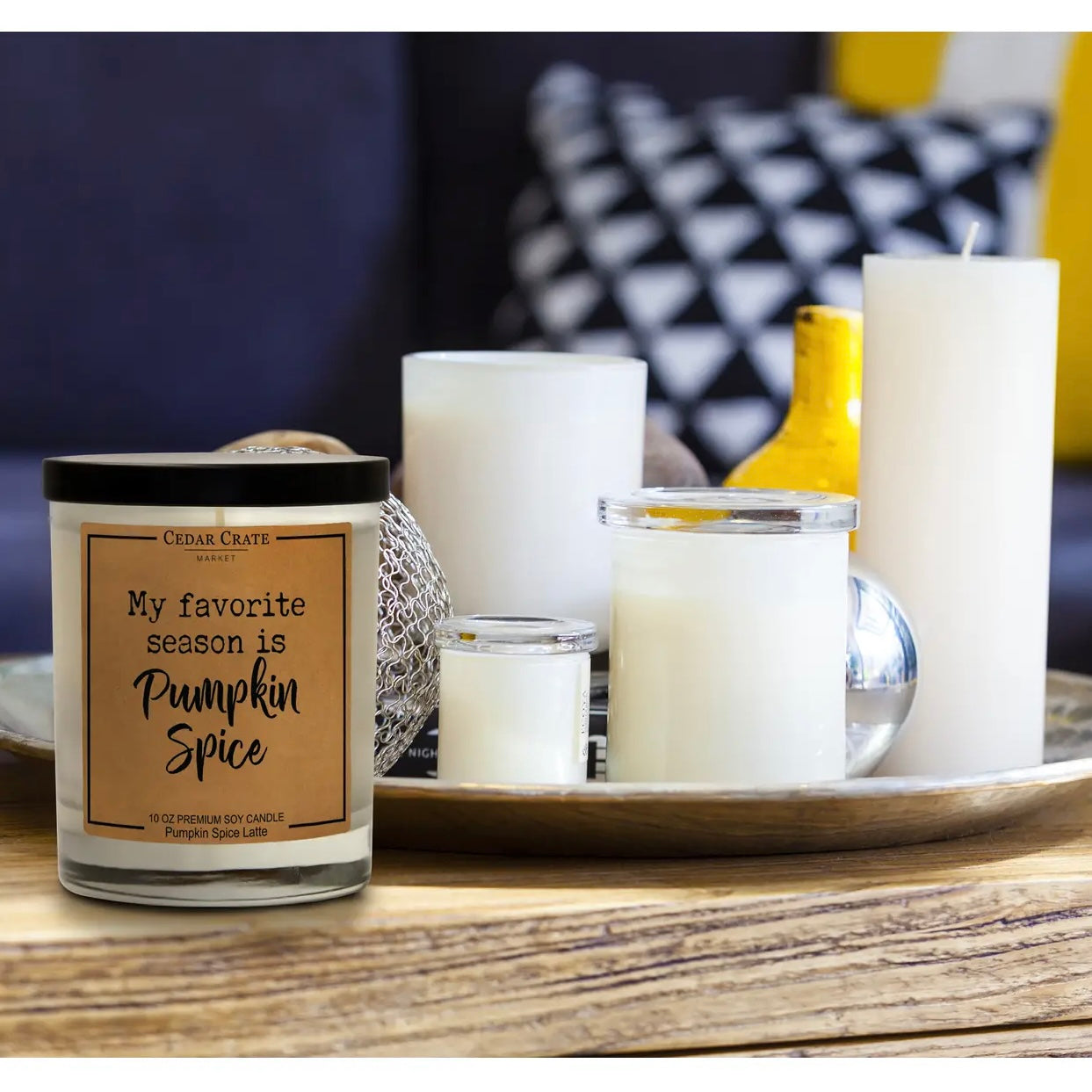 My Favorite Season Is Pumpkin Spice Soy Candle