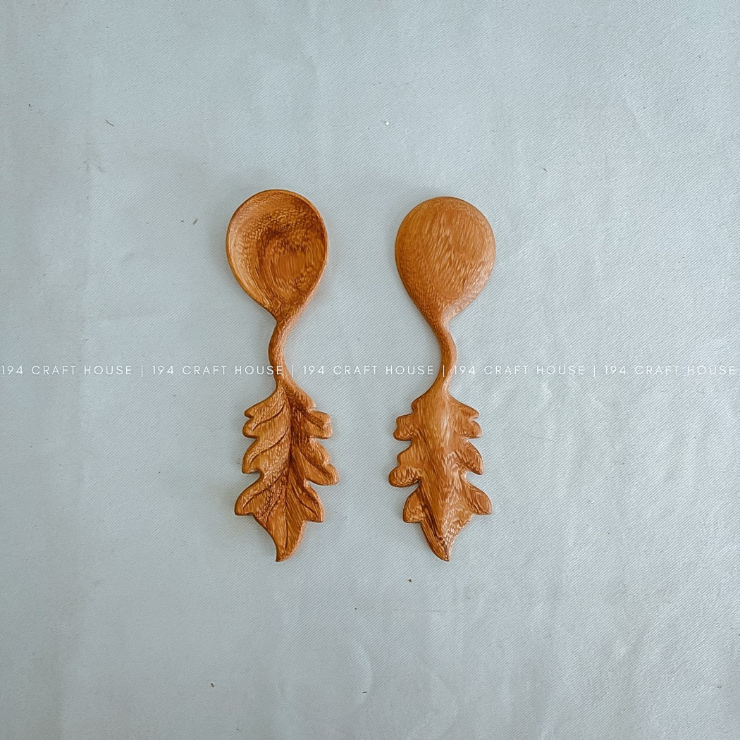 Scoop Leaf Wooden Spoon