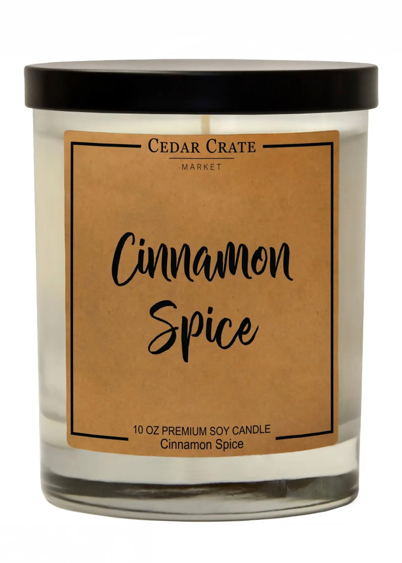 Cinnamon Spice Kraft Soy Candle