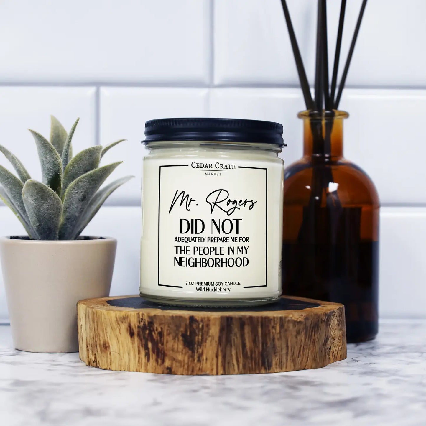 Mr. Rogers Did Not Adequately Prepare Me Soy Candle