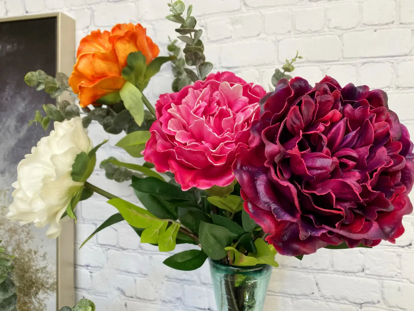 Peony Blooms- Rich Purple